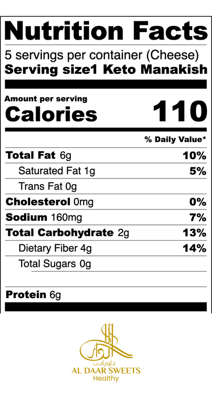Keto Manakish - مناقيش كيتو