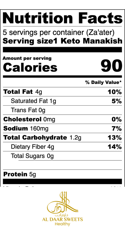 Keto Manakish - مناقيش كيتو